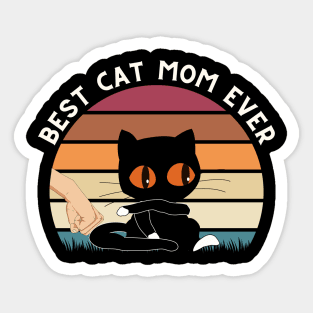 Best Cat Mom Ever Sticker